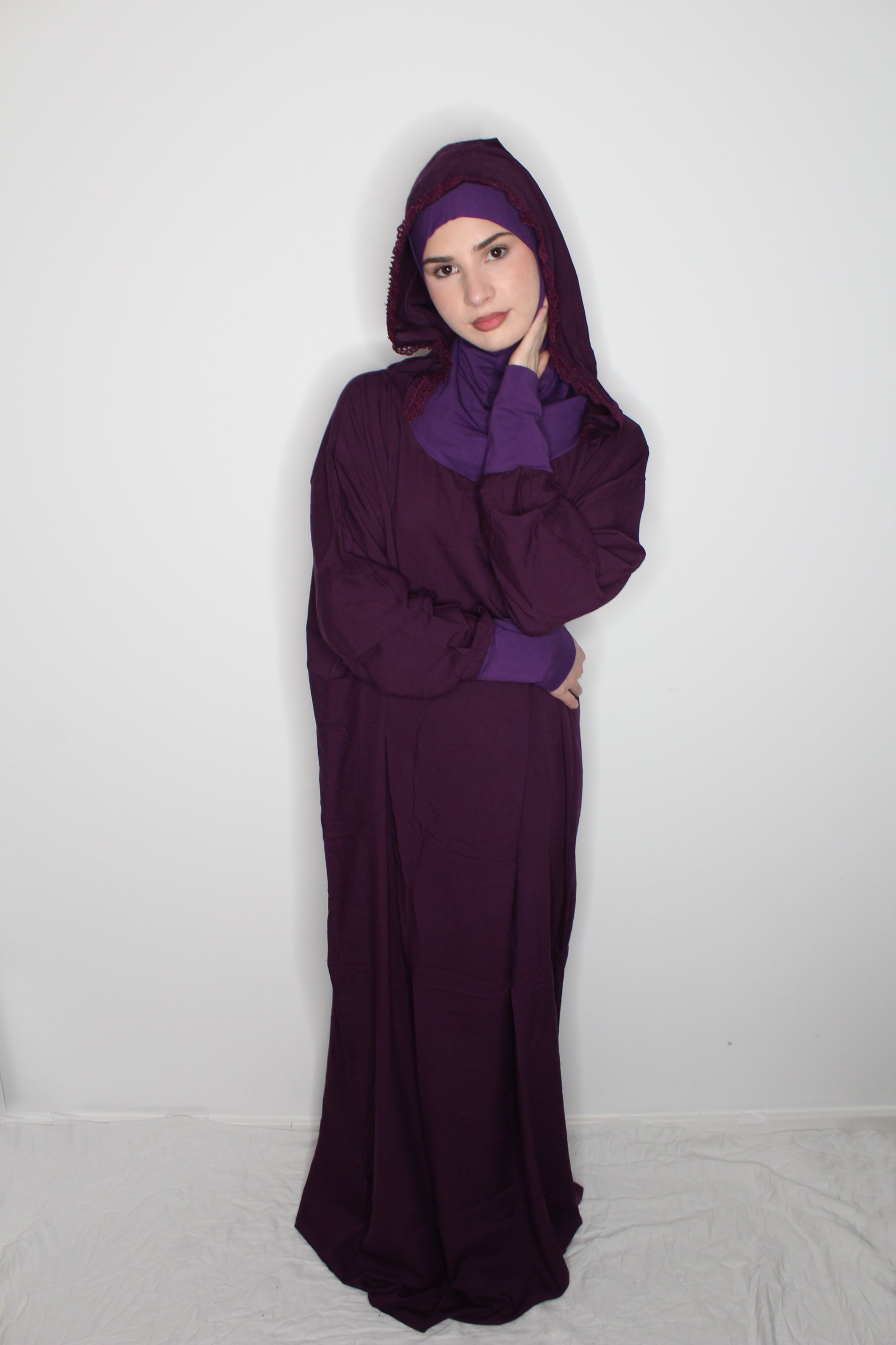 gebet kleid mit reißverschluss